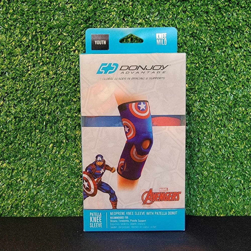 DonJoy Advantage Youth Patella Knee Sleeve - Avengers New In Box